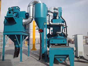 網(wǎng)帶式拋丸機(jī)，拋丸除銹清理機(jī)